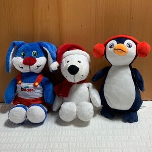 Kinder Surprise Winter Plush Trio